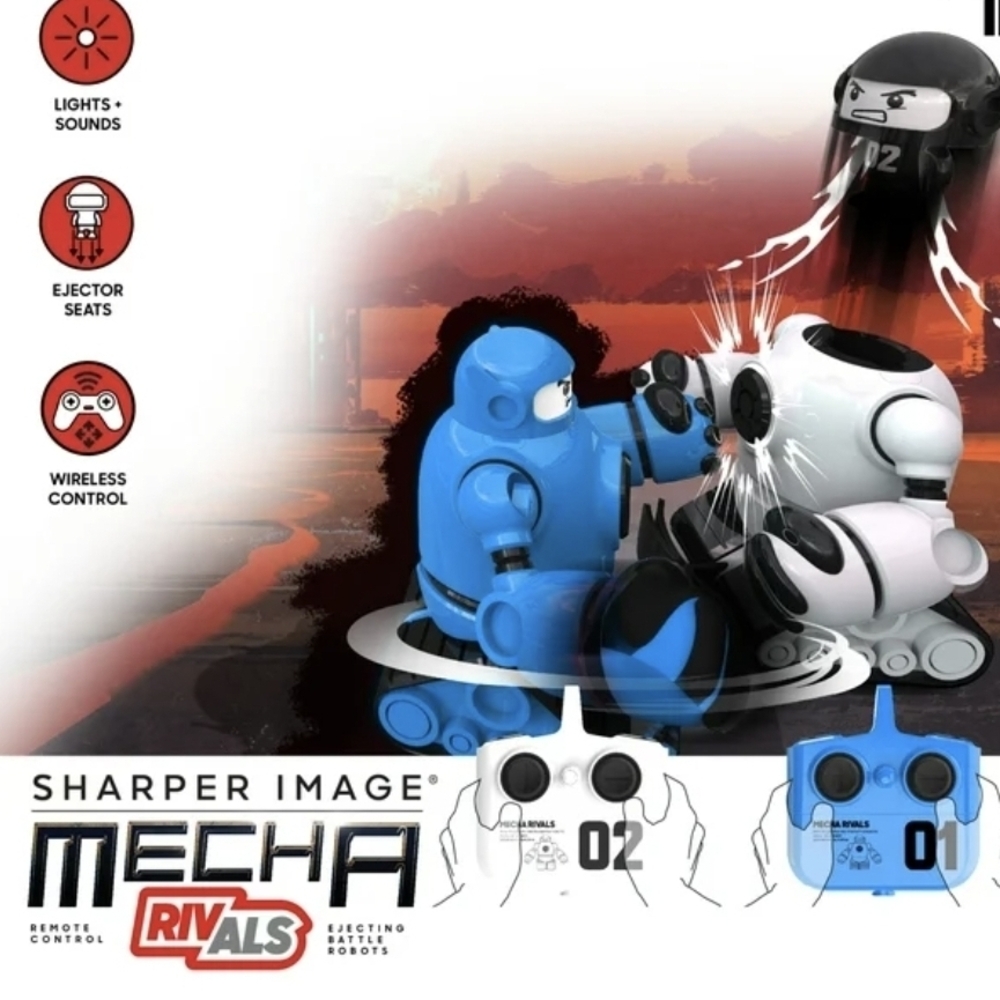 Sharper Image® Mecha Rivals Remote Control Battle Robots, Two-Player Wireless - Picture 4 of 11